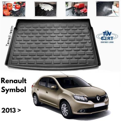 Renault Clio Symbol Bagaj Havuzu Paspası 2013 Sonrası