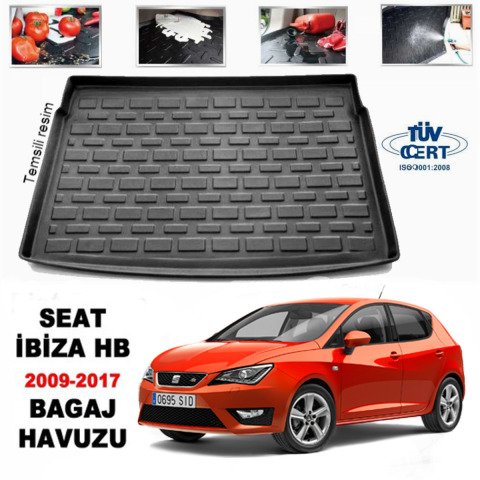 Seat ibiza Bagaj Havuzu Paspası 2008-2017