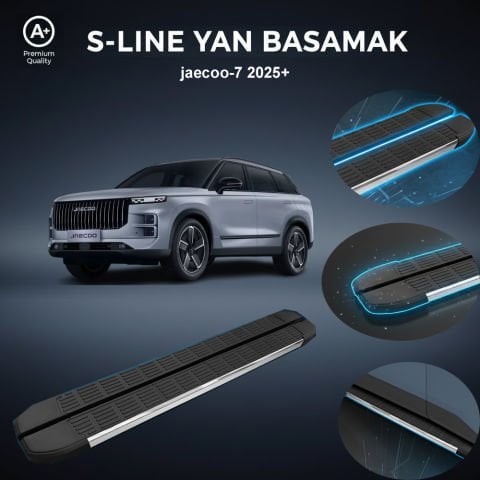 Jaecoo S-Line Premium Krom Yan Basamak  2025 Sonrası
