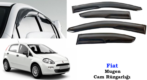 Fiat Punto Mugen Cam Kenar Rüzgarlığı 2011-