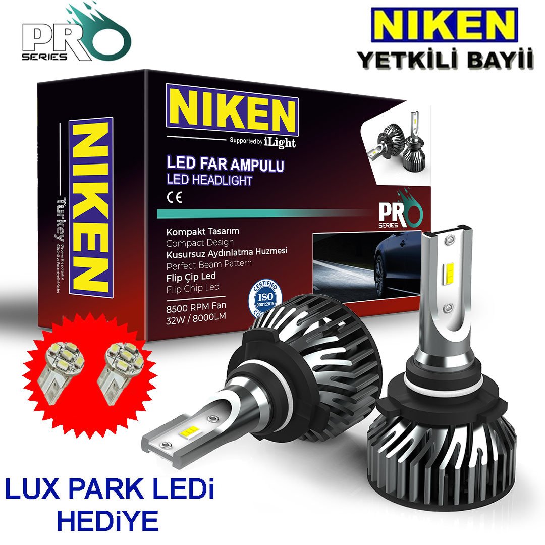 9005 HB3 Led Xenon Far Ampulü Yeni Nesil Pro Niken
