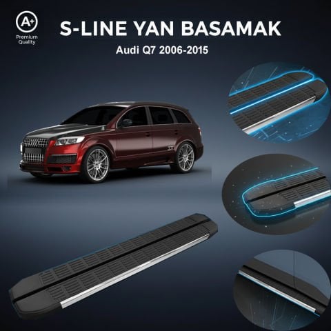 Audi Q7 S-Line Premium Krom Yan Basamak   2006-2015