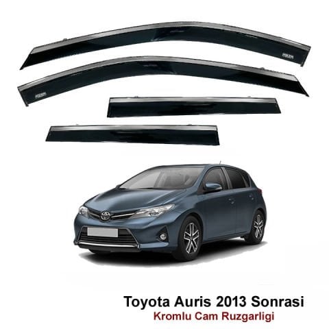 Toyota Auris Kromlu Cam Rüzgarlığı Niken 2013 Sonrası