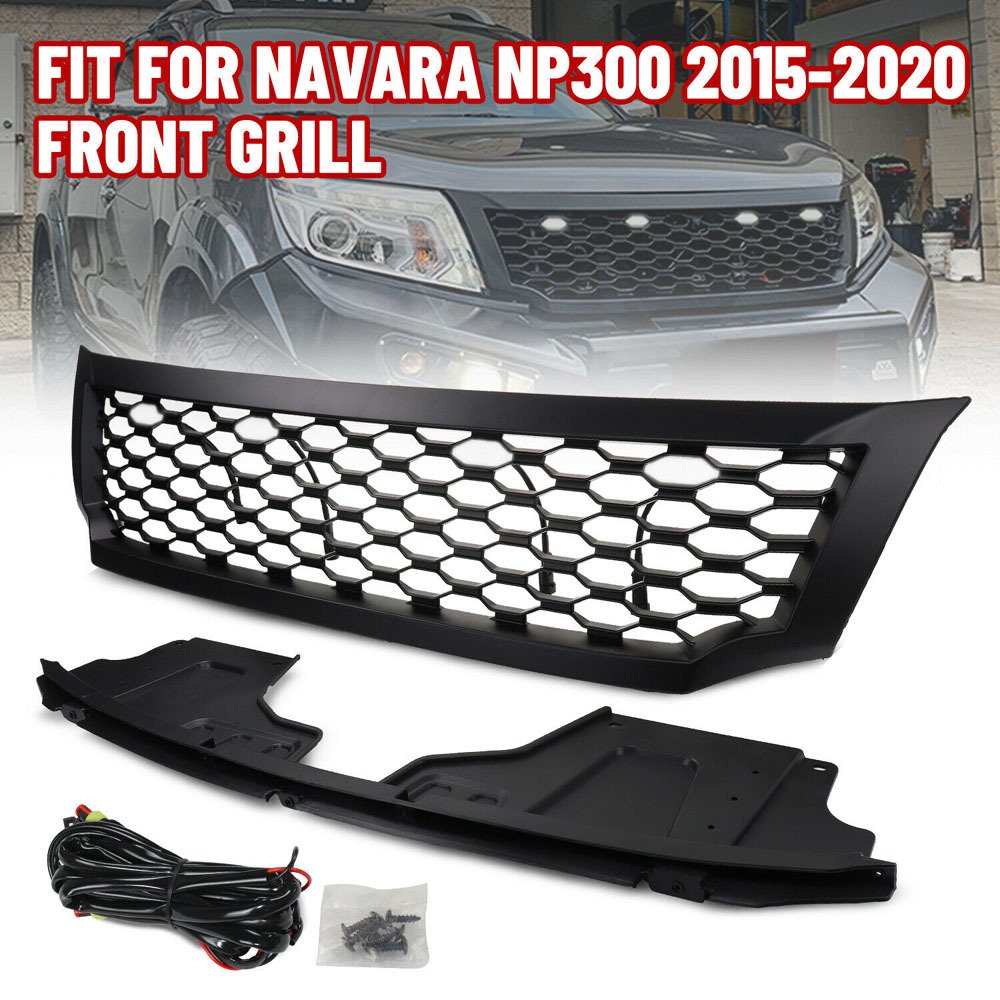 Nissan Navara Ön Panjur Izgara Np300 Petekli Ledli 2015-2020