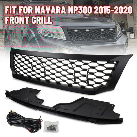 Nissan Navara Ön Panjur Izgara Np300 Petekli Ledli 2015-2020