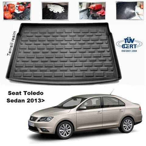 Seat Toledo Bagaj Havuzu Paspası 2013 Sonrası