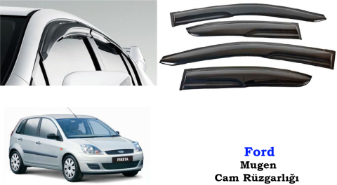 Ford Fiesta Mugen Cam Kenar Rüzgarlığı 2005-2009