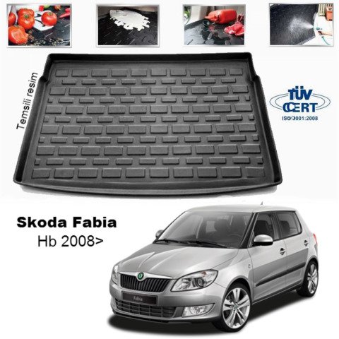 Skoda Fabia Bagaj Havuzu Paspası 2008 Sonrası