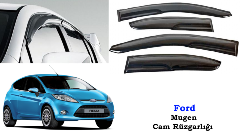 Ford Fiesta Mugen Cam Kenar Rüzgarlığı 2009-