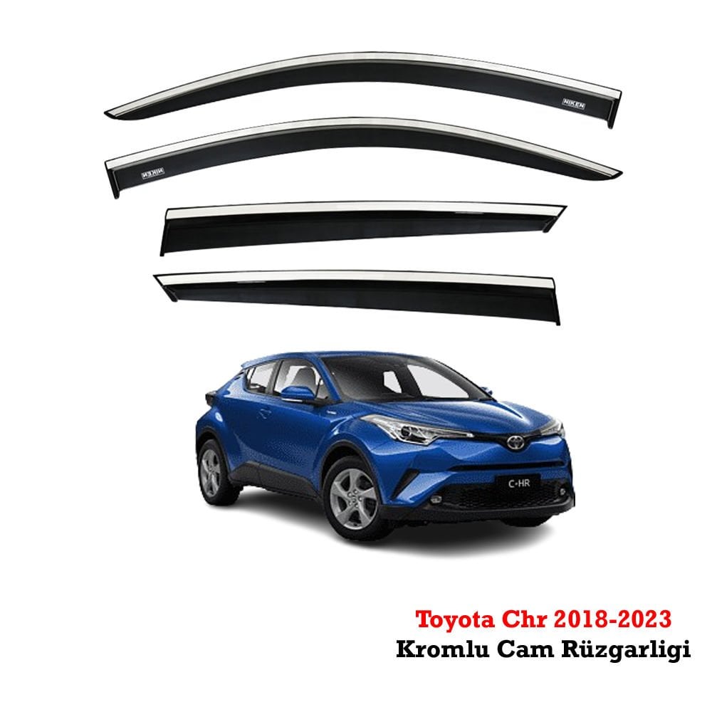 Toyota Chr Kromlu Cam Rüzgarlığı Niken 2018-2023 Arası