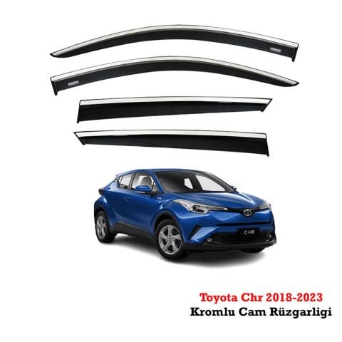 Toyota Chr Kromlu Cam Rüzgarlığı Niken 2018-2023 Arası