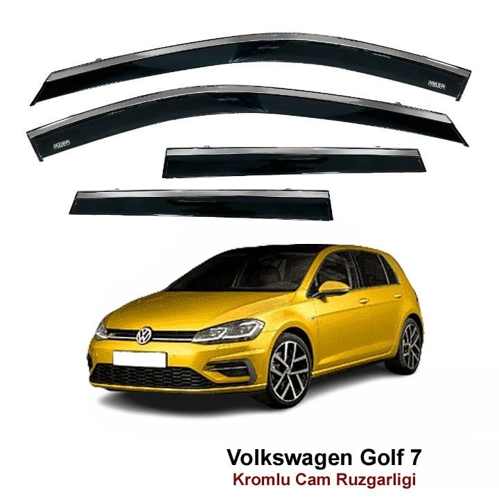 Volkswagen Golf 7 Kromlu Cam Rüzgarlığı Niken