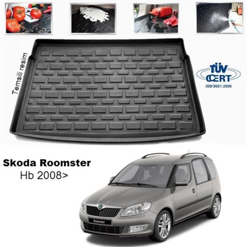 Skoda Roomster Bagaj Havuzu Paspası 2008 Sonrası