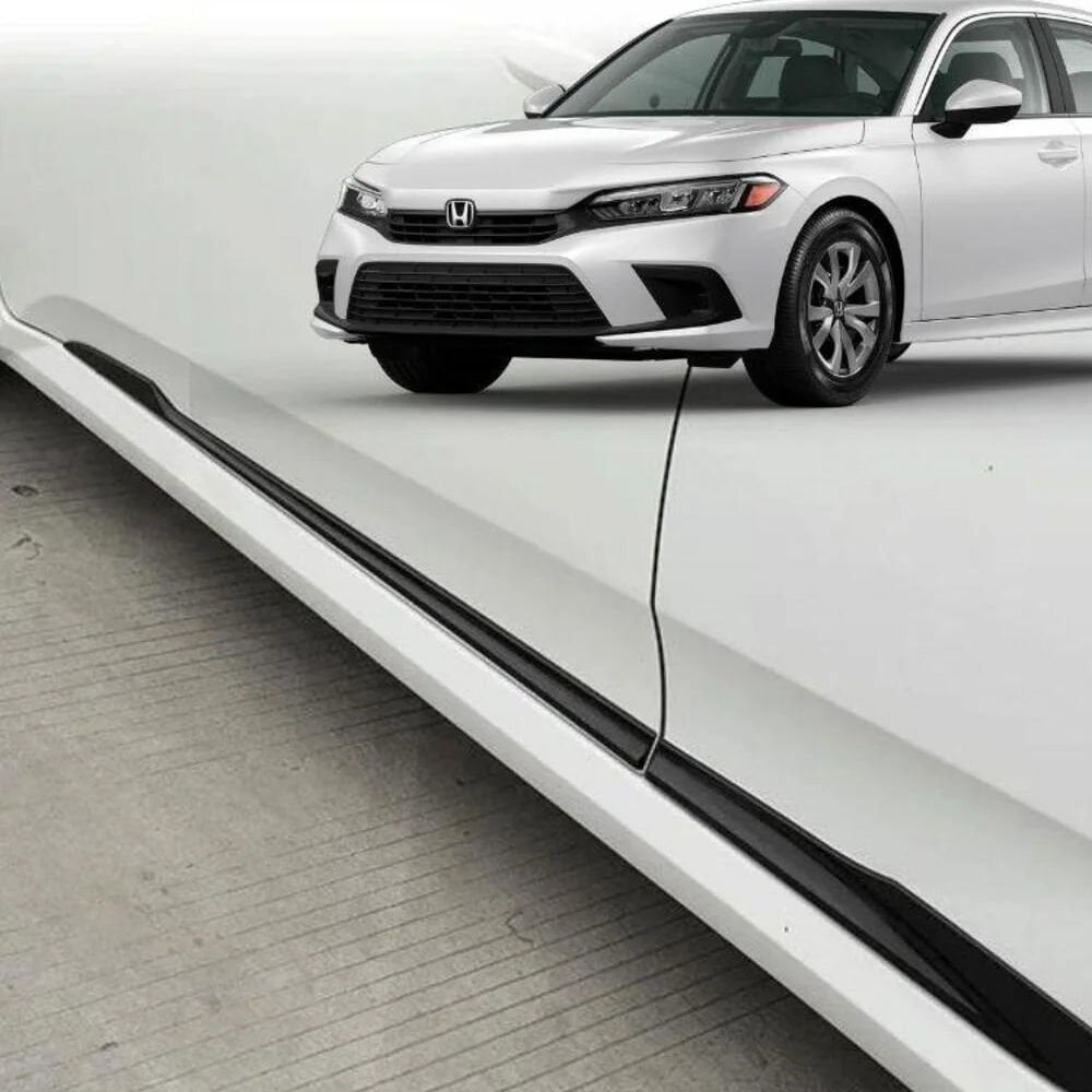Honda Civic Fe1 Uyumlu Yan Kapı Çıtası Piano Black 2022-