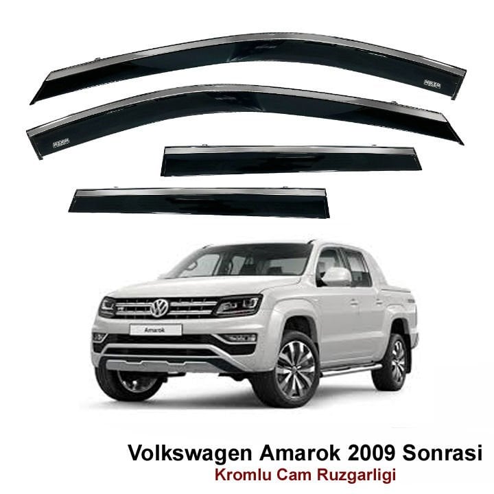 Volkswagen Amarok Kromlu Cam Rüzgarlığı Niken