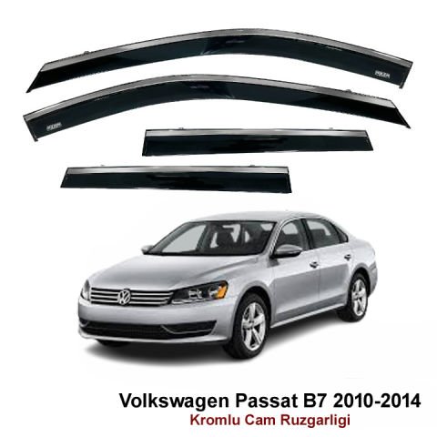 Volkswagen Passat B7 Kromlu Cam Rüzgarlığı Niken 2010-2014