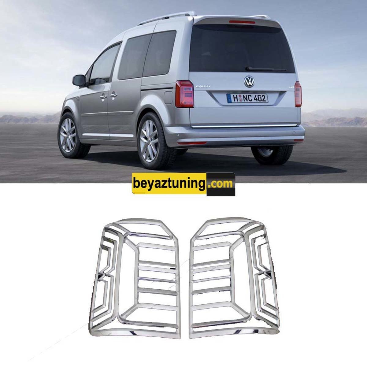 Volkswagen Caddy Stop Çerçevesi Kromu Nikelajı 2015 Sonrası