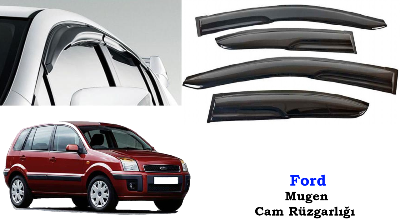 Ford Fusion Mugen Cam Kenar Rüzgarlığı 2007-