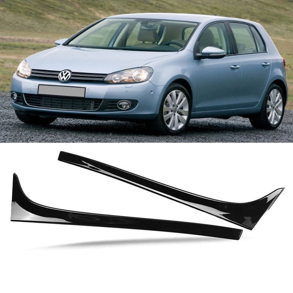 Volkswagen Golf 6 Spoiler Kenar Çıtası Parlak Siyah