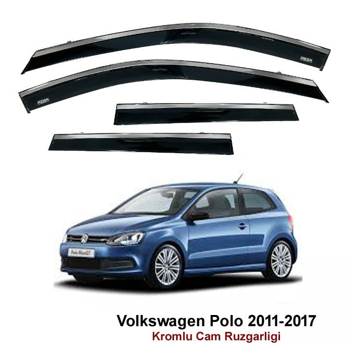 Volkswagen Polo Kromlu Cam Rüzgarlığı Niken 2011-2017