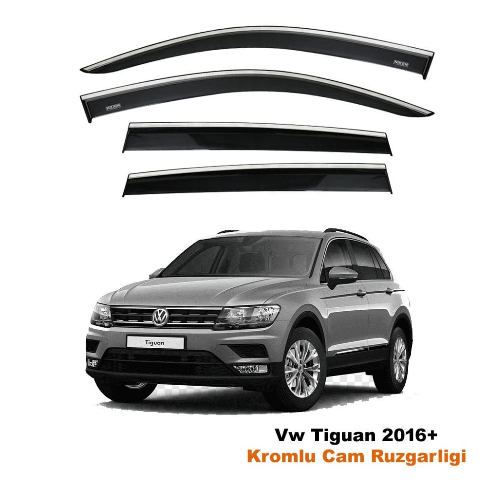 Volkswagen Tiguan Kromlu Cam Rüzgarlığı Niken 2016 Sonrası