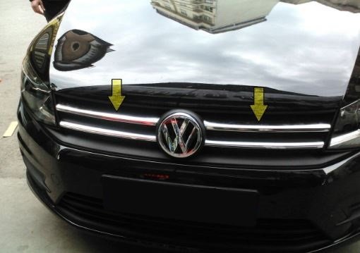 Volkswagen Caddy Ön Panjur Kromu Nikelajı 2015 Sornası