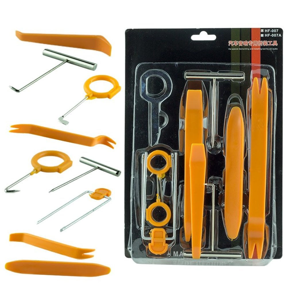 Oto Teyp Sökme Aparatı Torpido Kapı Sökme Aparatı 12 Parça