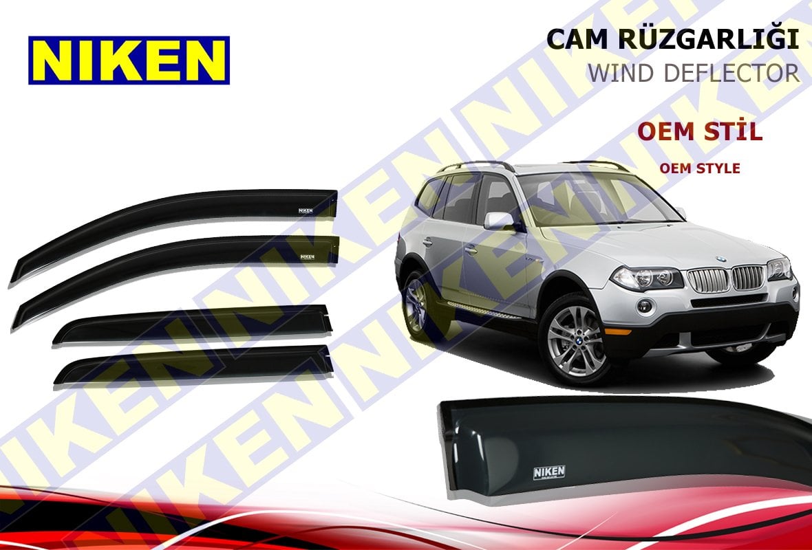 Bmw X3 Cam Rüzgarlığı E83 2003-2010 Niken