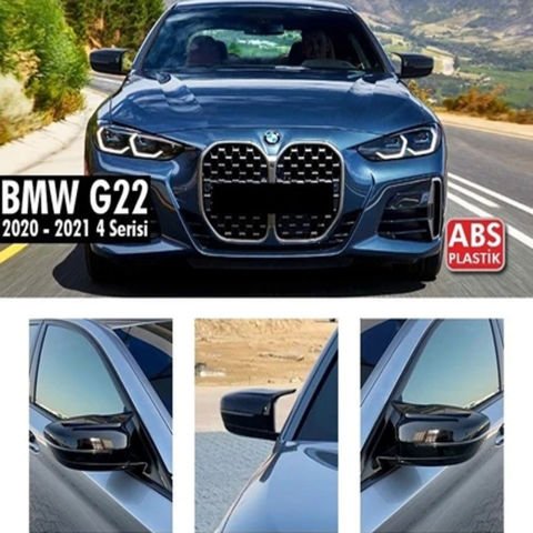 Bmw G22 Yarasa Ayna Kapağı Batman Parlak Siyah Piano Black