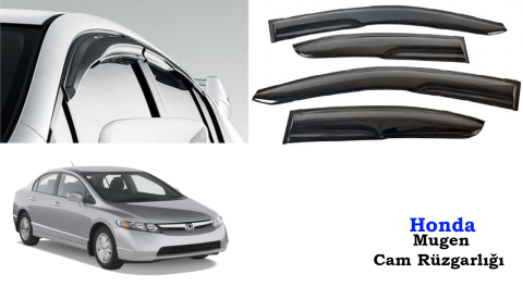 Honda Civic Mugen Cam Kenar Rüzgarlığı 2006-2012