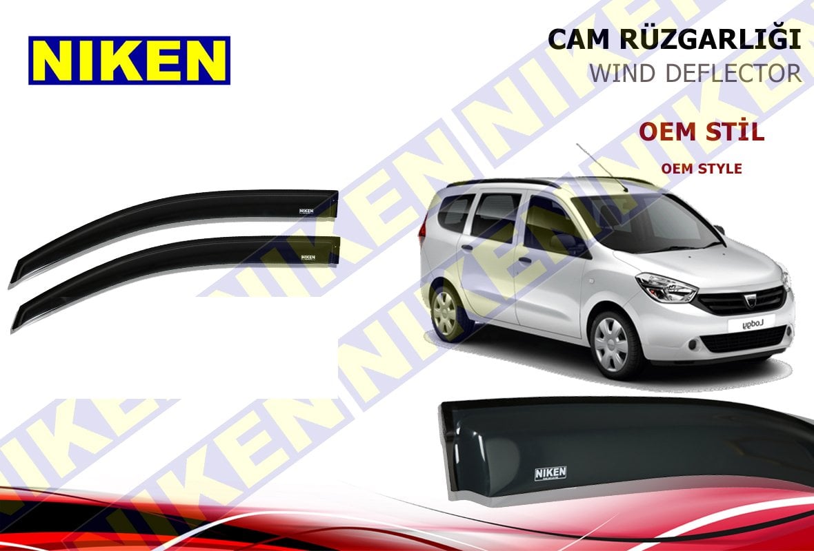 Dacia Lodgy Cam Rüzgarlığı 2013 Sonrası Niken 2li