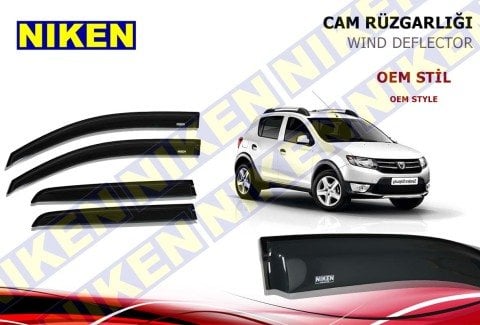 Dacia Sandero Stepway Cam Rüzgarlığı 2013 Sonrası Niken
