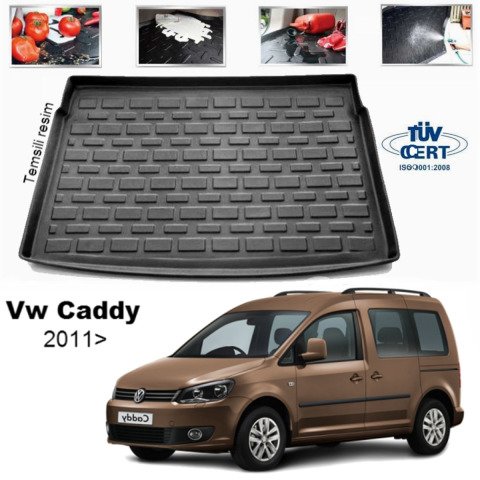 Volkswagen Caddy Bagaj Havuzu Paspası 2011 Sonrası