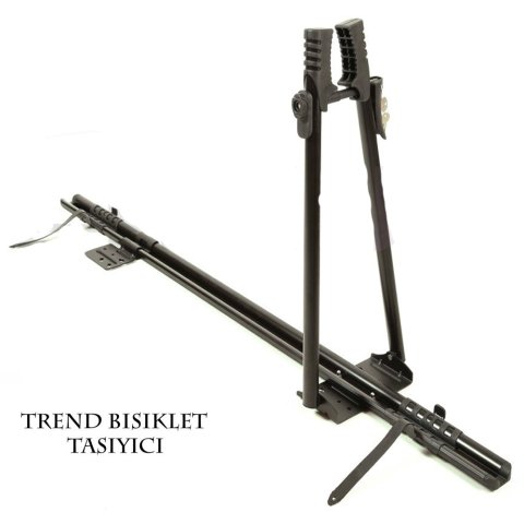 Araç Üstü Bisiklet Taşıyıcı Universal Tekli Siyah ve Gri Renkler