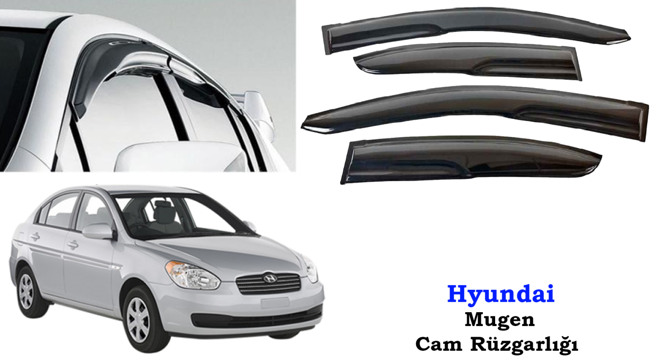Hyundai Accent Era Mugen Cam Kenar Rüzgarlığı 2006-2012