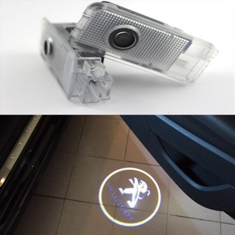 Peugeot 206 Kapı Altı Hayalet Logo Orjinal Lazer Led