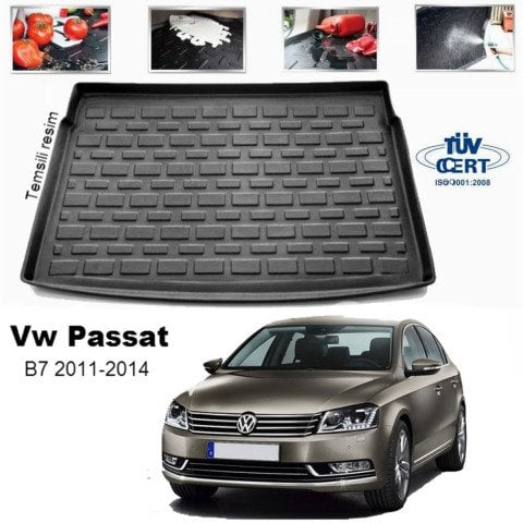 Volkswagen Passat B7 Bagaj Havuzu Paspası 2011-2014