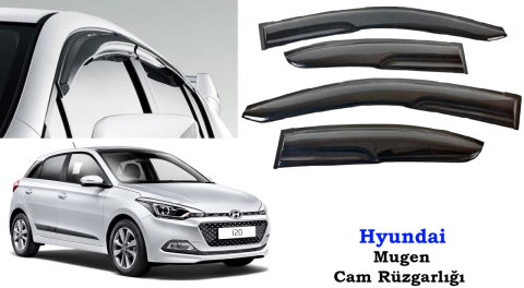 Hyundai i20 Mugen Cam Kenar Rüzgarlığı 2010-2014