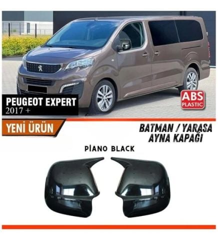 Peugeot Expert Yarasa Ayna Kapağı Batman Parlak Siyah Piano Black