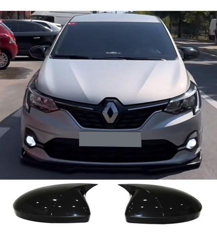 Renault Tailant Yarasa Ayna Kapağı Batman Parlak Siyah Piano Black