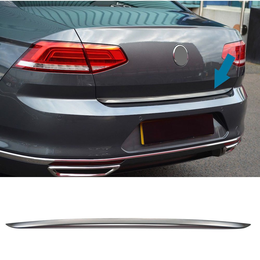 Volkswagen Passat B8 Bagaj Alt Çitası Krom Nikelajı 2015 Sonrası