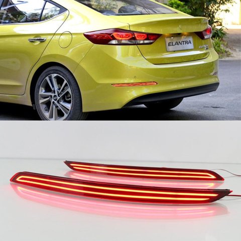 Hyundai Elantra Arka Sis Lambası Ledli 2016-2019 Arası Çizgili