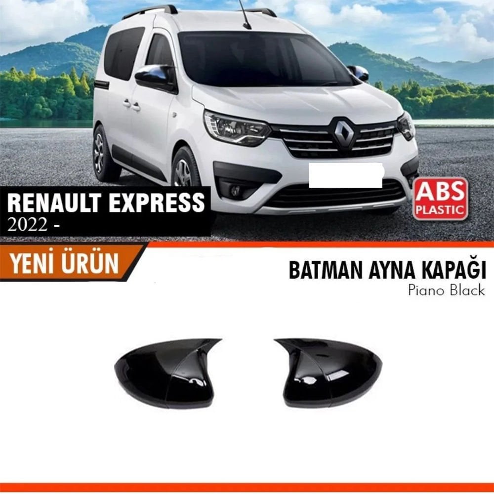 Renault Express Yarasa Ayna Kapağı Batman Parlak Siyah Piano Black