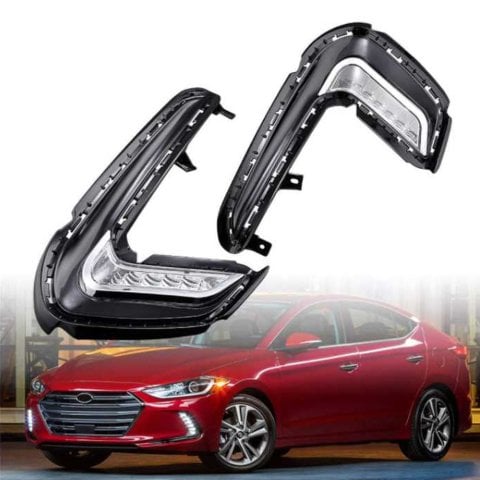 Hyundai Elantra Ledli Sis Farı Çerçevesi 2016-2019 Elit-Elit Plus