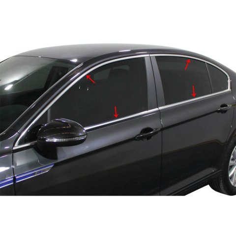 Volkswagen Passat B8.5 Cam Çıtası Kromu Nikelajı 2019 Sonrası