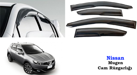 Nissan Qashqai Mugen Cam Kenar Rüzgarlığı 2006-2013