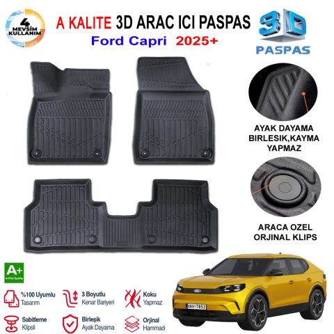 Ford Capri 3D Paspas Havuzlu Pro 2025 Sonrası