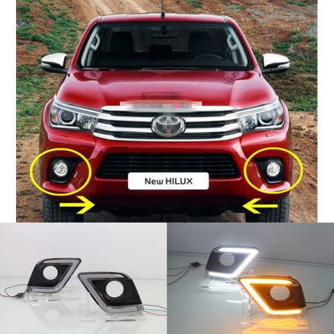 Toyota Hilux Revo Sis Lambası Ledli Çerçeveli 2016 Sonrası