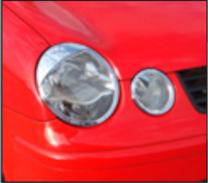 Volkswagen Polo Far Çerçevesi Kromu Nikelajı 2002-2003