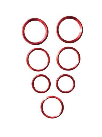 Mercedes W177 A Serisi Kırmızı Klima Hava Menfez Halka Seti 2019-